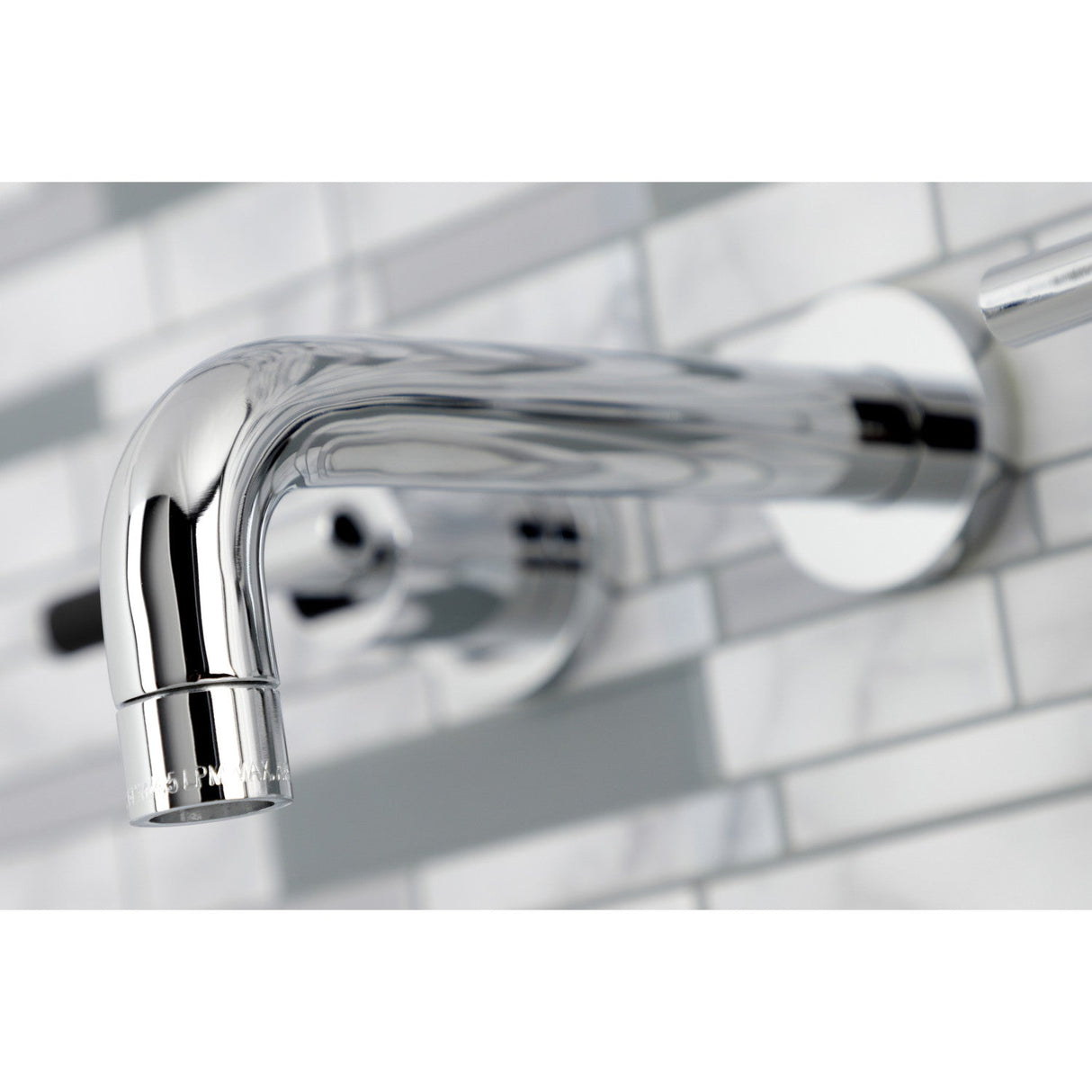 Kaiser KS8121CKL Two-Handle Wall Mount Bathroom Faucet, Polished Chrome