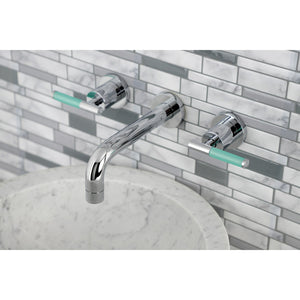 Kaiser KS8121CKL Two-Handle Wall Mount Bathroom Faucet, Polished Chrome