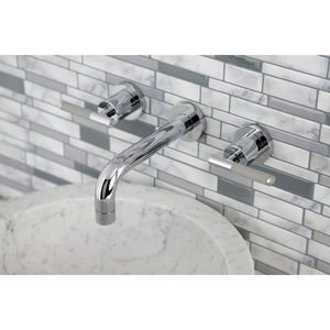Kaiser KS8121CKL Two-Handle Wall Mount Bathroom Faucet, Polished Chrome