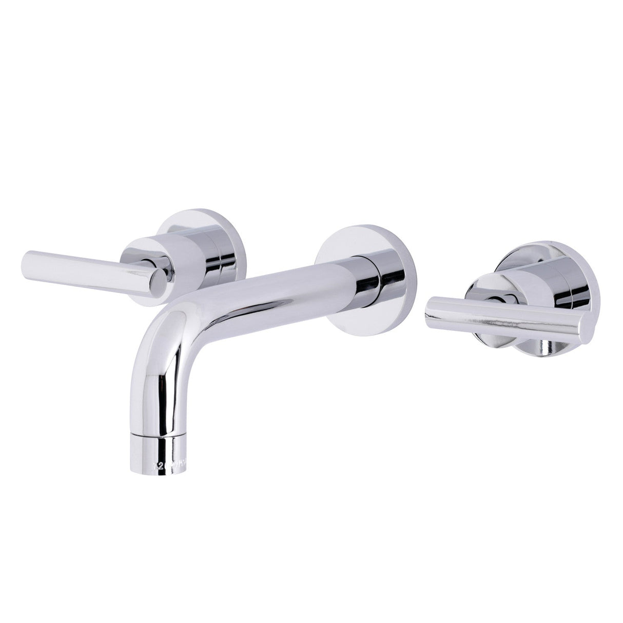 Manhattan KS8121CML Two-Handle 3-Hole Wall Mount Bathroom Faucet, Polished Chrome