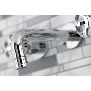 Belknap KS8121RX Two-Handle 3-Hole Wall Mount Bathroom Faucet, Polished Chrome