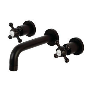 Metropolitan KS8125BX Two-Handle 3-Hole Wall Mount Bathroom Faucet, Oil Rubbed Bronze