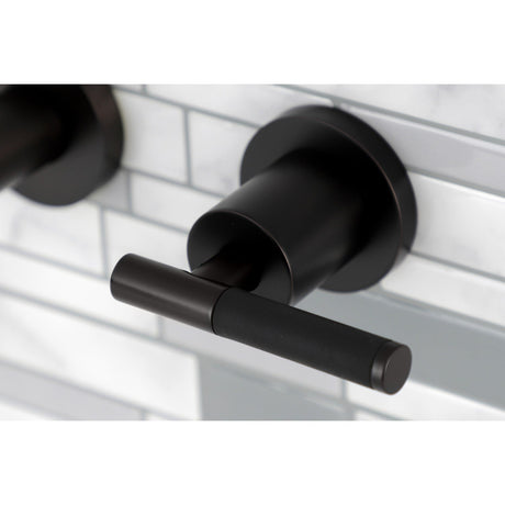 Kaiser KS8125CKL Two-Handle Wall Mount Bathroom Faucet, Oil Rubbed Bronze
