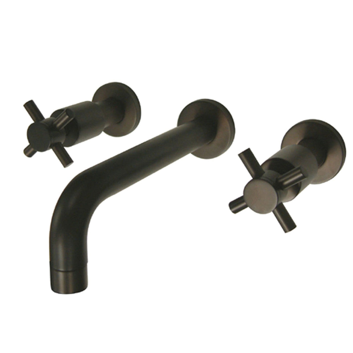 Concord KS8125DX Two-Handle 3-Hole Wall Mount Bathroom Faucet, Oil Rubbed Bronze