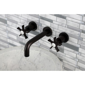Hamilton KS8125NX Two-Handle 3-Hole Wall Mount Bathroom Faucet, Oil Rubbed Bronze