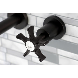 Hamilton KS8125NX Two-Handle 3-Hole Wall Mount Bathroom Faucet, Oil Rubbed Bronze