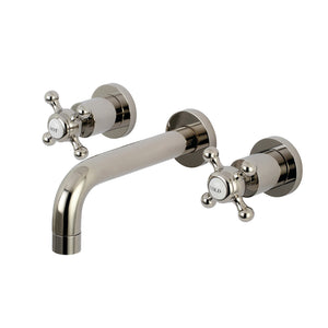 Metropolitan KS8126BX Two-Handle 3-Hole Wall Mount Bathroom Faucet, Polished Nickel