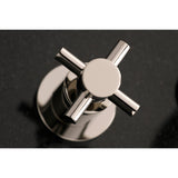 Concord KS8126DX Two-Handle 3-Hole Wall Mount Bathroom Faucet, Polished Nickel