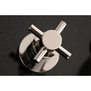 Concord KS8126DX Two-Handle 3-Hole Wall Mount Bathroom Faucet, Polished Nickel