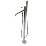 Concord KS8131DL Single-Handle 1-Hole Freestanding Tub Faucet with Hand Shower, Polished Chrome