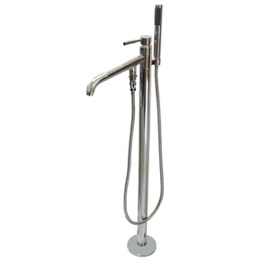 Concord KS8131DL Single-Handle 1-Hole Freestanding Tub Faucet with Hand Shower, Polished Chrome