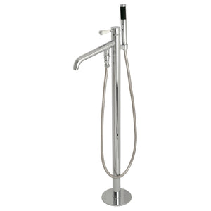 Paris KS8131DPL Single-Handle 1-Hole Freestanding Tub Faucet, Polished Chrome