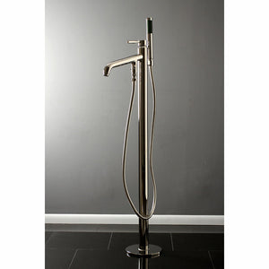 Concord KS8136DL Single-Handle 1-Hole Freestanding Tub Faucet with Hand Shower, Polished Nickel
