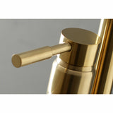 Concord KS8137DL Single-Handle 1-Hole Freestanding Tub Faucet with Hand Shower, Brushed Brass