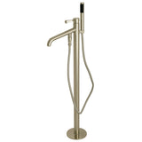 Paris KS8138DPL Single-Handle 1-Hole Freestanding Tub Faucet, Brushed Nickel