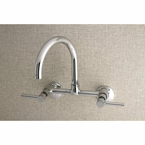 Concord KS814C Two-Handle 2-Hole Wall Mount Kitchen Faucet, Polished Chrome