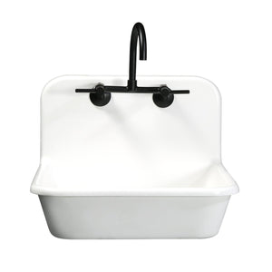 Concord KS814MB Two-Handle 2-Hole Wall Mount Kitchen Faucet, Matte Black