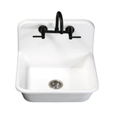 Concord KS814MB Two-Handle 2-Hole Wall Mount Kitchen Faucet, Matte Black