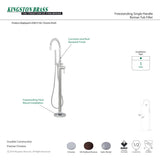 Concord KS8155DL Single-Handle 1-Hole Freestanding Tub Faucet with Hand Shower, Oil Rubbed Bronze