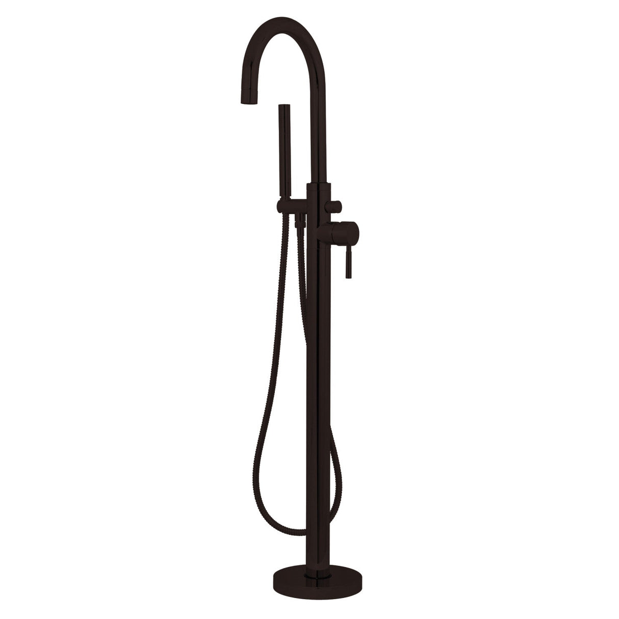 Concord KS8155DL Single-Handle 1-Hole Freestanding Tub Faucet with Hand Shower, Oil Rubbed Bronze