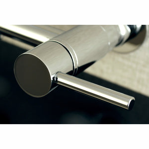 Concord KS8161DL Two-Handle 2-Hole Wall Mount Kitchen Faucet, Polished Chrome
