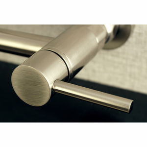 Concord KS8168DL Two-Handle 2-Hole Wall Mount Kitchen Faucet, Brushed Nickel