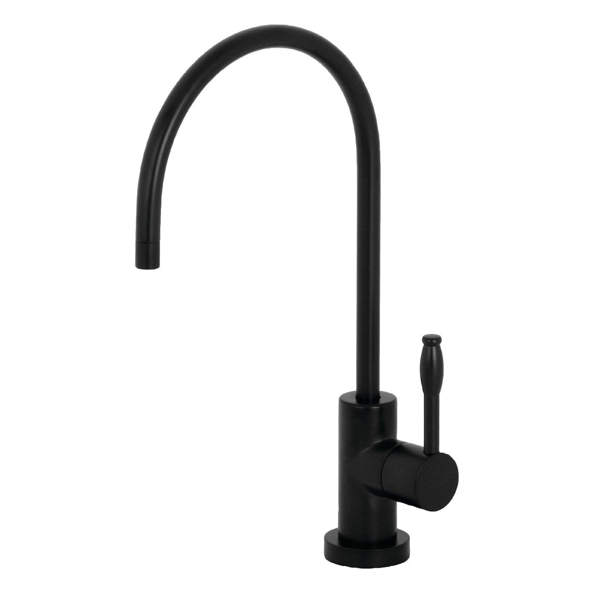 Nustudio KS8190NKL Single-Handle 1-Hole Deck Mount Water Filtration Faucet, Matte Black