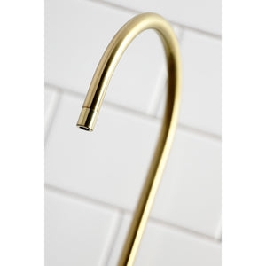 Nustudio KS8197NKL Single-Handle 1-Hole Deck Mount Water Filtration Faucet, Brushed Brass