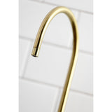 New York KS8197NYL Single-Handle 1-Hole Deck Mount Water Filtration Faucet, Brushed Brass