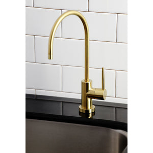 New York KS8197NYL Single-Handle 1-Hole Deck Mount Water Filtration Faucet, Brushed Brass