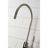 Nustudio KS8198NKL Single-Handle 1-Hole Deck Mount Water Filtration Faucet, Brushed Nickel