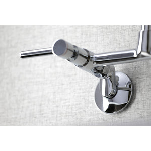 Concord KS823C Two-Handle 2-Hole Wall Mount Kitchen Faucet, Polished Chrome