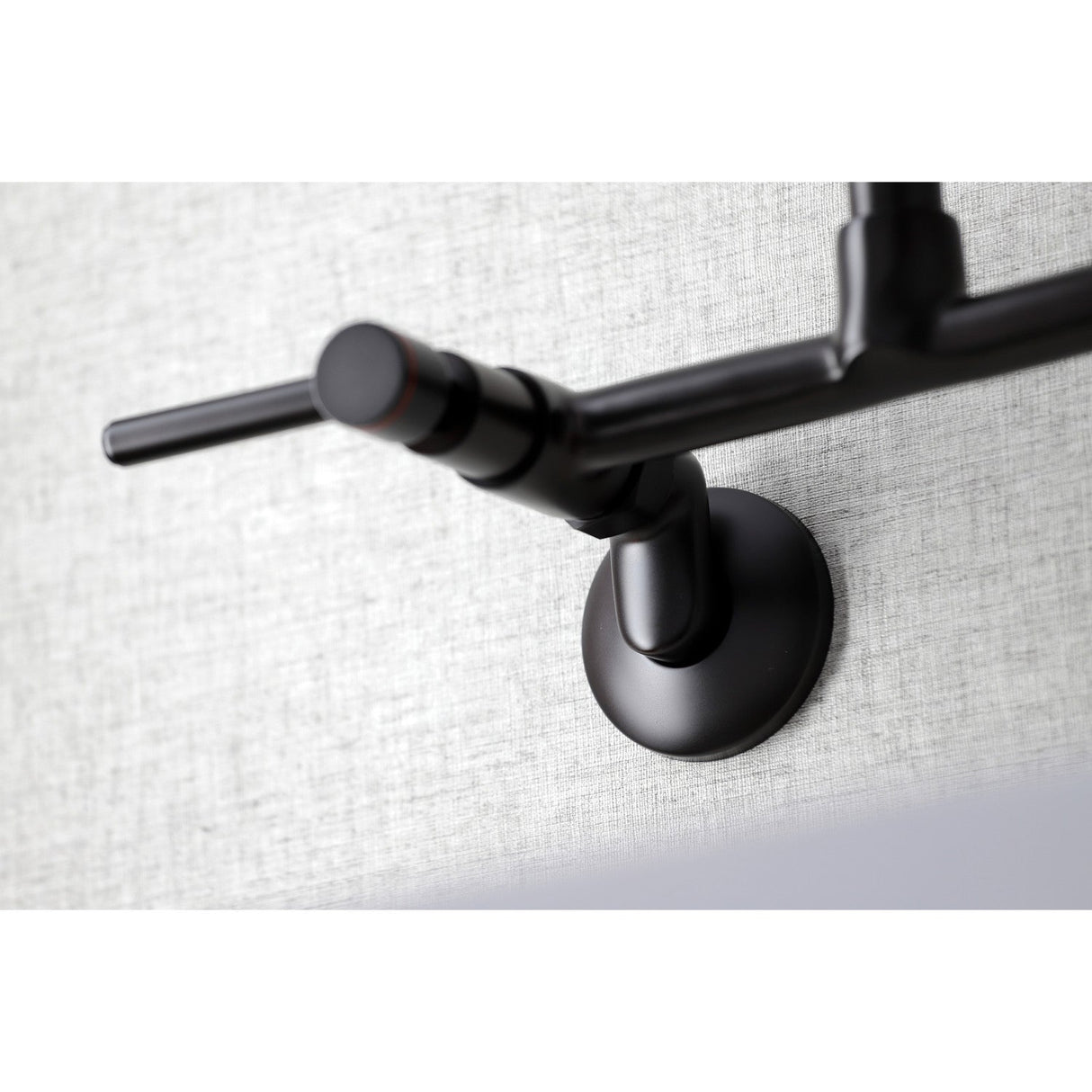 Concord KS823ORB Two-Handle 2-Hole Wall Mount Kitchen Faucet, Oil Rubbed Bronze