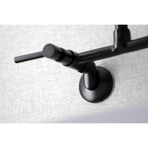Concord KS823ORB Two-Handle 2-Hole Wall Mount Kitchen Faucet, Oil Rubbed Bronze