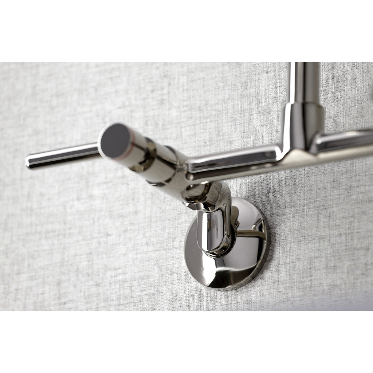 Concord KS823PN Two-Handle 2-Hole Wall Mount Kitchen Faucet, Polished Nickel
