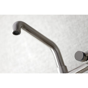 Concord KS823SN Two-Handle 2-Hole Wall Mount Kitchen Faucet, Brushed Nickel