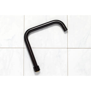 Kaiser KS8285DKLBS Two-Handle 4-Hole Deck Mount Bridge Kitchen Faucet with Brass Sprayer, Oil Rubbed Bronze