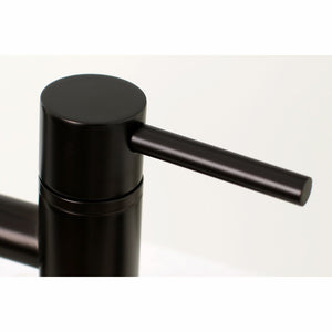 Concord KS8285DLBS Two-Handle 4-Hole Deck Mount Bridge Kitchen Faucet with Brass Sprayer, Oil Rubbed Bronze