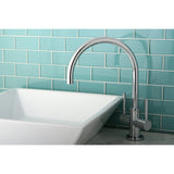 Concord KS8291DL Two-Handle 1-Hole Deck Mount Vessel Faucet, Polished Chrome