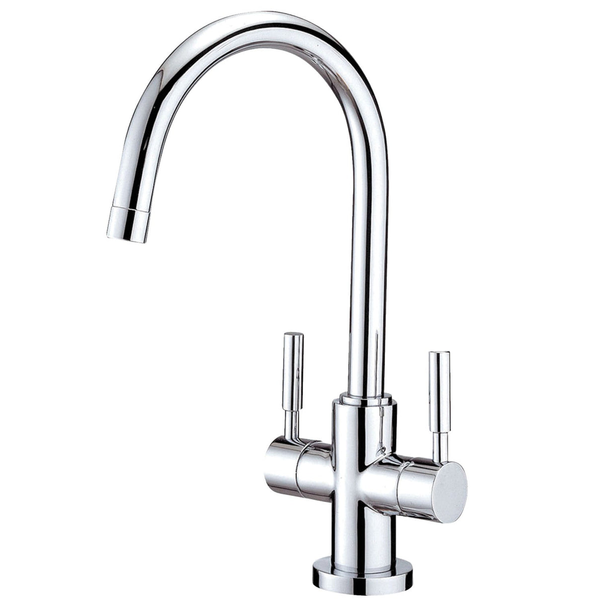 Concord KS8291DL Two-Handle 1-Hole Deck Mount Vessel Faucet, Polished Chrome