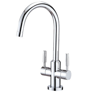 Concord KS8291DL Two-Handle 1-Hole Deck Mount Vessel Faucet, Polished Chrome