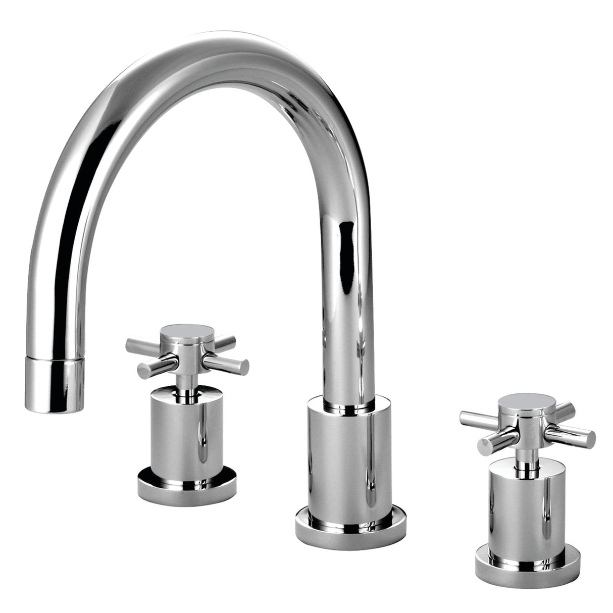 Concord KS8321DX Two-Handle 3-Hole Deck Mount Roman Tub Faucet, Polished Chrome
