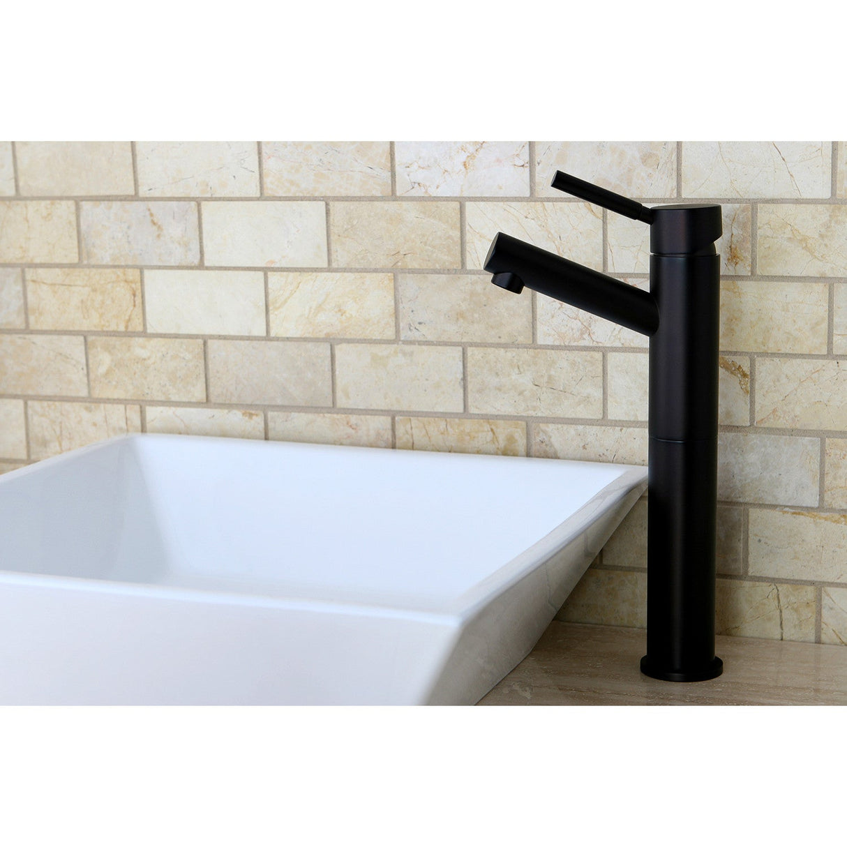 Concord KS8415DL Single-Handle 1-Hole Deck Mount Vessel Faucet, Oil Rubbed Bronze
