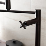 Millennium KS8705ZX Two-Handle 1-Hole Deck Mount Pot Filler, Oil Rubbed Bronze