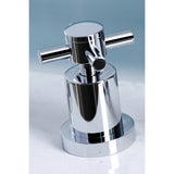 Concord KS8721DXLS Two-Handle 3-Hole Deck Mount Widespread Kitchen Faucet, Polished Chrome