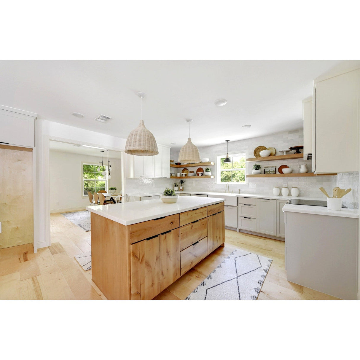 Concord KS8727DXBS Two-Handle 4-Hole Deck Mount Widespread Kitchen Faucet with Brass Sprayer, Brushed Brass