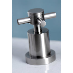 Concord KS8728DXLS Two-Handle 3-Hole Deck Mount Widespread Kitchen Faucet, Brushed Nickel