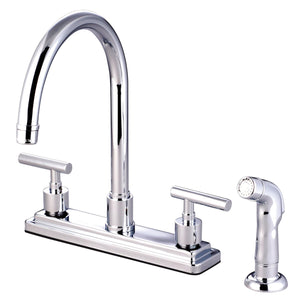 Manhattan KS8791CML Two-Handle 4-Hole Deck Mount 8