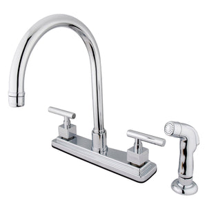 Claremont KS8791CQL Two-Handle 4-Hole Deck Mount 8