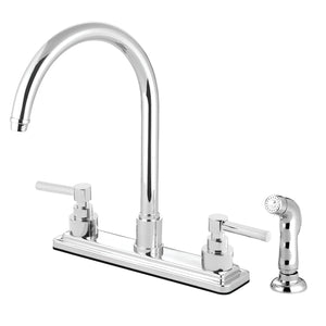 Elinvar KS8791EL Two-Handle 4-Hole Deck Mount 8